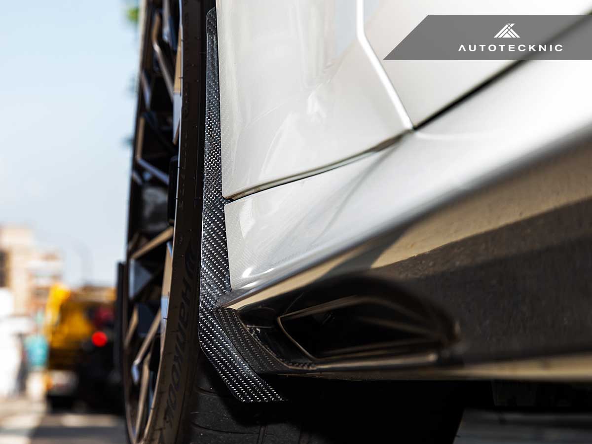 Kies-Motorsports AutoTecknic USA AutoTecknic Carbon Fiber Front Splash Guards - G90/ G99 M5