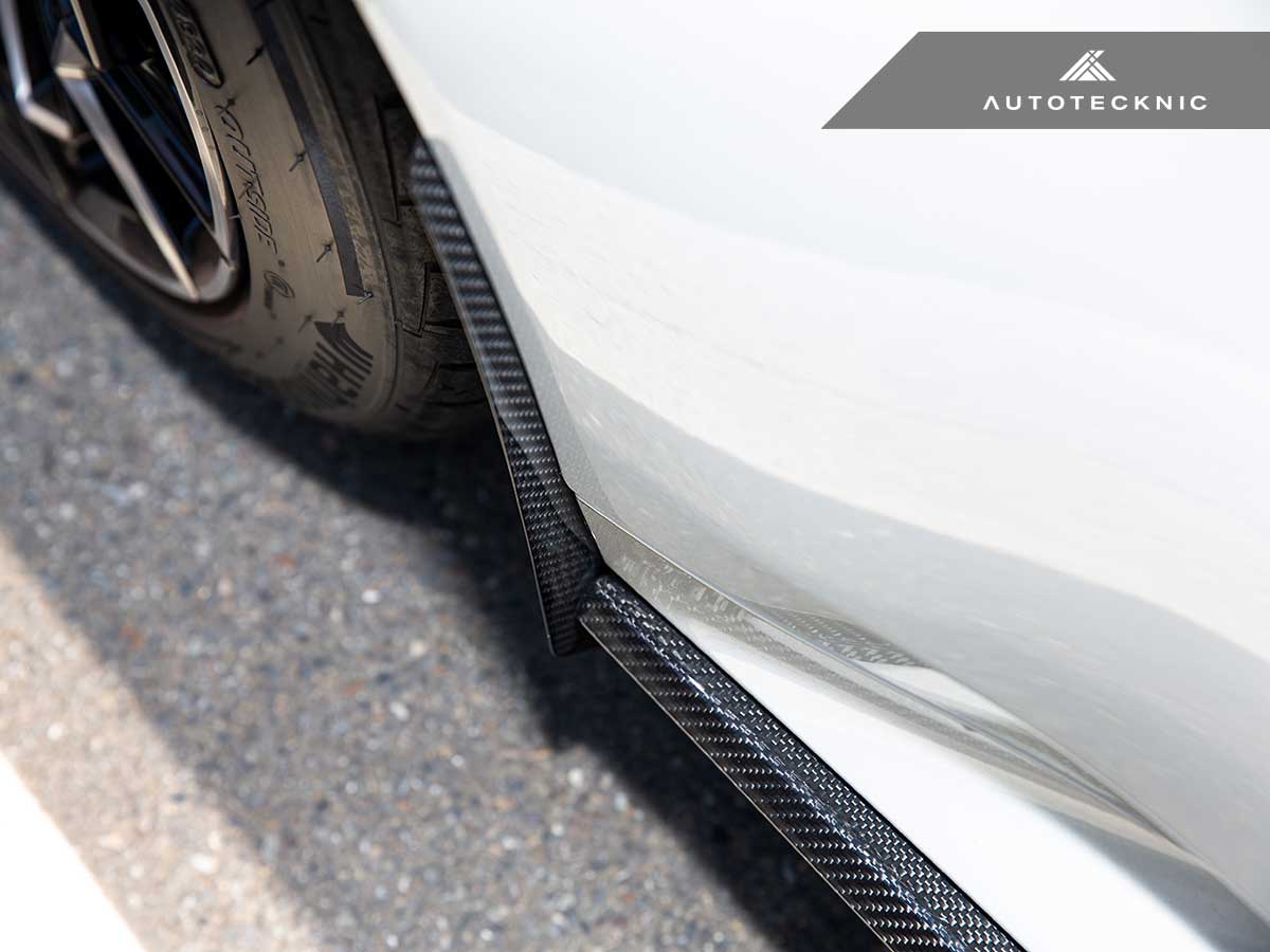 Kies-Motorsports AutoTecknic USA AutoTecknic Carbon Fiber Front Splash Guards - G90/ G99 M5