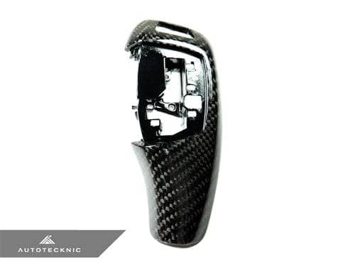 Kies-Motorsports AutoTecknic USA AutoTecknic Carbon Fiber Gear Selector Cover - BMW (Automatic Transmission Equipped Only)