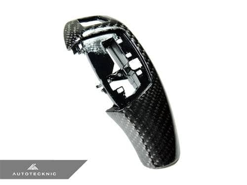 Kies-Motorsports AutoTecknic USA AutoTecknic Carbon Fiber Gear Selector Cover - BMW (Automatic Transmission Equipped Only)