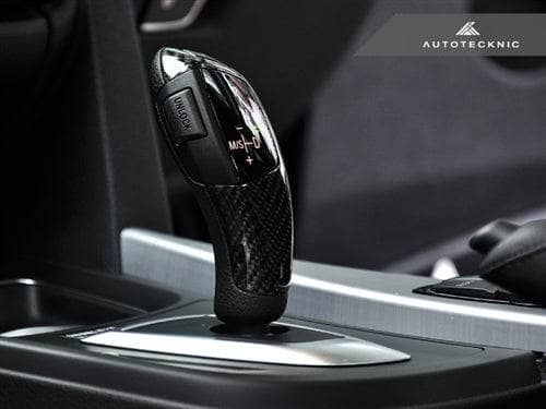 Kies-Motorsports AutoTecknic USA AutoTecknic Carbon Fiber Gear Selector Cover - BMW (Automatic Transmission Equipped Only)