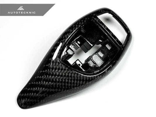 Kies-Motorsports AutoTecknic USA AutoTecknic Carbon Fiber Gear Selector Cover - BMW (Sport Automatic Transmission Equipped Only)