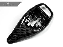 Kies-Motorsports AutoTecknic USA AutoTecknic Carbon Fiber Gear Selector Cover - BMW (Sport Automatic Transmission Equipped Only)