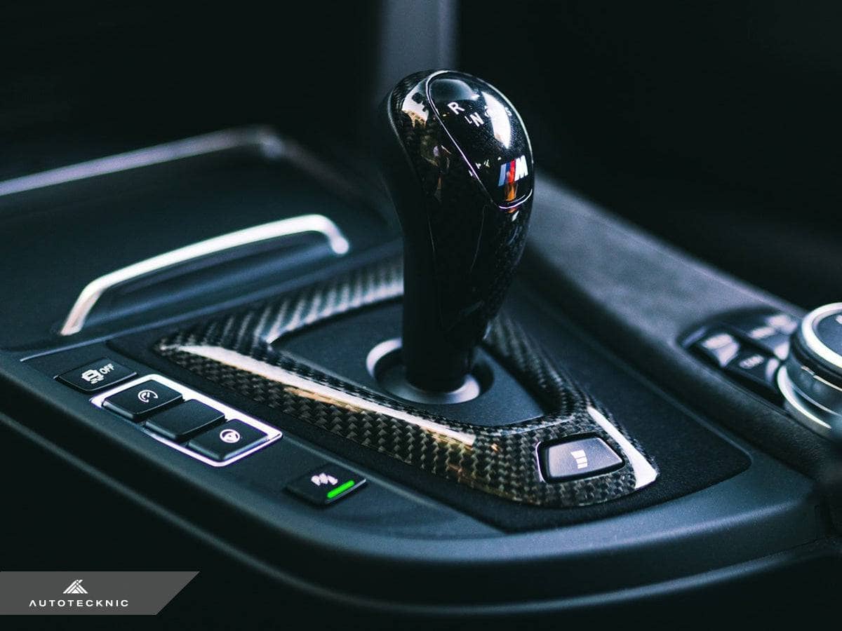Kies-Motorsports AutoTecknic USA AutoTecknic Carbon Fiber Gear Selector Cover - F80 M3 | F82/ F83 M4