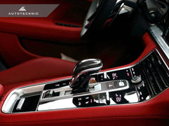 Kies-Motorsports AutoTecknic USA AutoTecknic Carbon Fiber Gear Selector Cover - Porsche 971 Panamera 2017-Up