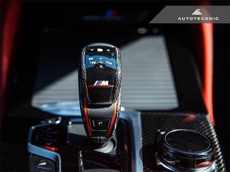 Kies-Motorsports AutoTecknic USA AutoTecknic Carbon Fiber Gear Selector Side Covers - F90 M5