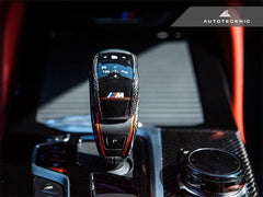 Kies-Motorsports AutoTecknic USA AutoTecknic Carbon Fiber Gear Selector Side Covers - F90 M5