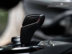 Kies-Motorsports AutoTecknic USA AutoTecknic Carbon Fiber Gear Selector Side Covers - F90 M5