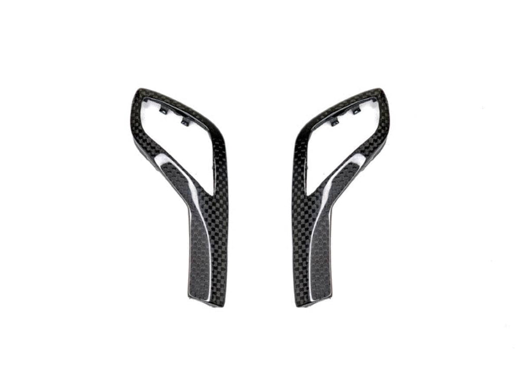 Kies-Motorsports AutoTecknic USA AutoTecknic Carbon Fiber Gear Selector Side Trims - BMW F40 1-Series | F44 2-Series Gran Coupe