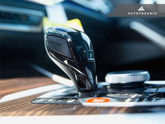 Kies-Motorsports AutoTecknic USA AutoTecknic Carbon Fiber Gear Selector Side Trims - G22 4-Series
