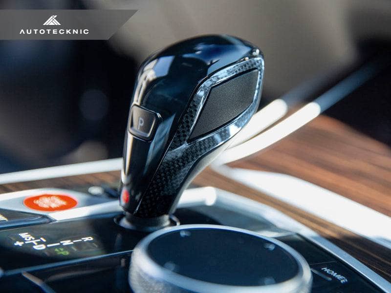 Kies-Motorsports AutoTecknic USA AutoTecknic Carbon Fiber Gear Selector Side Trims - G22 4-Series