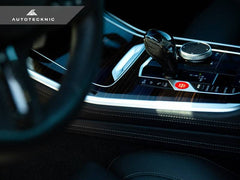 Kies-Motorsports AutoTecknic USA AutoTecknic Carbon Fiber Gear Selector Side Trims - G22 4-Series