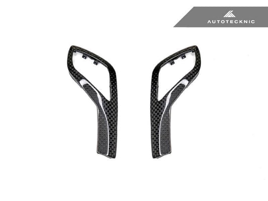 Kies-Motorsports AutoTecknic USA AutoTecknic Carbon Fiber Gear Selector Side Trims - G22 4-Series