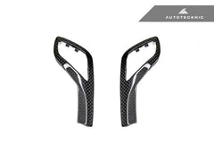 Kies-Motorsports AutoTecknic USA AutoTecknic Carbon Fiber Gear Selector Side Trims - G22 4-Series