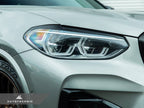Kies-Motorsports AutoTecknic USA AutoTecknic Carbon Fiber Headlight Trim Set - BMW G01 X3 / G02 X4
