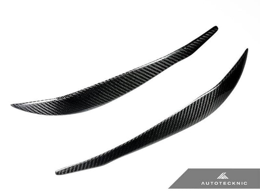 Kies-Motorsports AutoTecknic USA AutoTecknic Carbon Fiber Headlight Trim Set - F30 3 Series Sedan | F31 3 Series Wagon