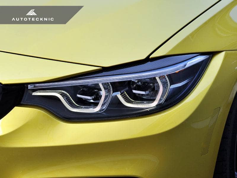 Kies-Motorsports AutoTecknic USA AutoTecknic Carbon Fiber Headlight Trim Set - F80 M3 | F82/ F83 M4 Main image