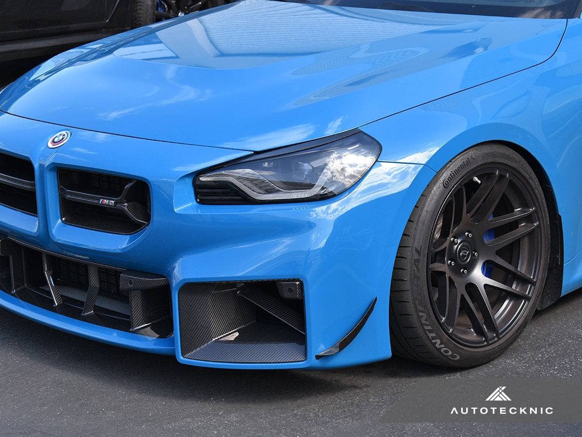 Kies-Motorsports AutoTecknic USA AutoTecknic Carbon Fiber Headlight Trim Set - G87 M2 G87 M2