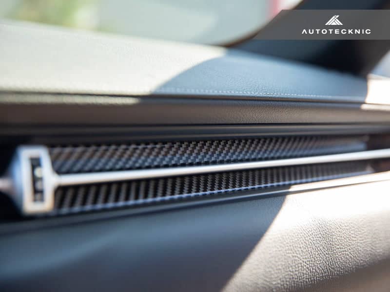 Kies-Motorsports AutoTecknic USA AutoTecknic Carbon Fiber Interior Vent Trim - A90 Supra 2020-Up A90 Supra 2020-Up
