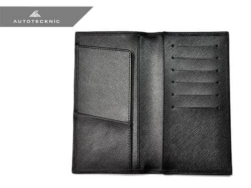 Kies-Motorsports AutoTecknic USA AutoTecknic Carbon Fiber Leather Checkbook Holder