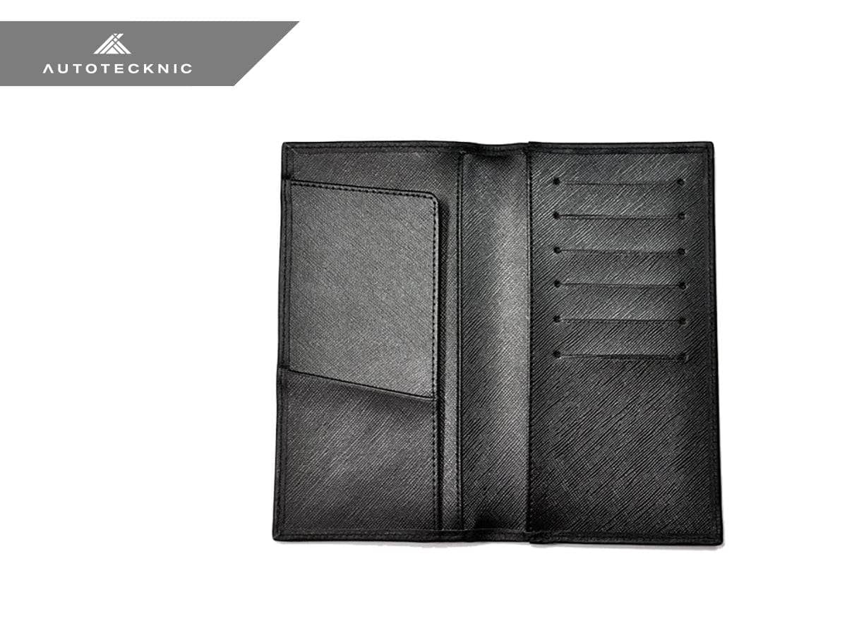Kies-Motorsports AutoTecknic USA AutoTecknic Carbon Fiber Leather Checkbook Holder