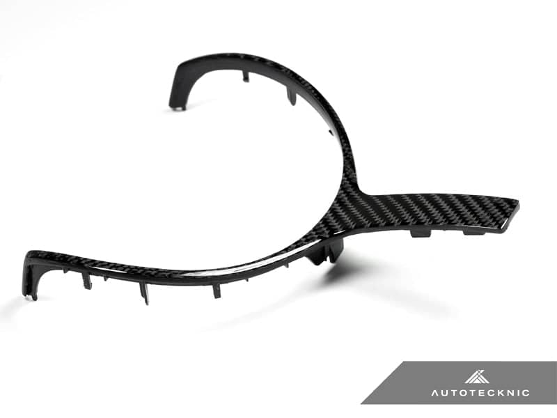 Kies-Motorsports AutoTecknic USA AutoTecknic Carbon Fiber M-Sport Steering Wheel Trim - F10 5-Series | F06/ F12/ F13 6-Series