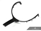 Kies-Motorsports AutoTecknic USA AutoTecknic Carbon Fiber M-Sport Steering Wheel Trim - F22 2-Series | F30 3-Series | F32 4-Series