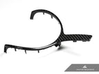 Kies-Motorsports AutoTecknic USA AutoTecknic Carbon Fiber M-Sport Steering Wheel Trim - F22 2-Series | F30 3-Series | F32 4-Series