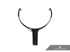 Kies-Motorsports AutoTecknic USA AutoTecknic Carbon Fiber M-Sport Steering Wheel Trim - F22 2-Series | F30 3-Series | F32 4-Series