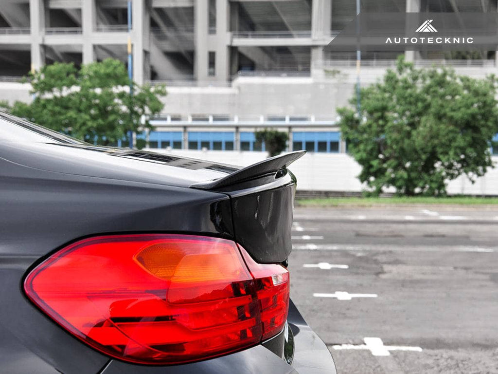 Kies-Motorsports AutoTecknic USA AutoTecknic Carbon Fiber Performante Trunk Spoiler - BMW F32 4-Series Coupe
