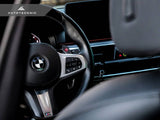 Kies-Motorsports AutoTecknic USA AutoTecknic Carbon Fiber Pole Position Shift Paddles - A90 Supra A90 Supra / Red Shift Indicators & Grip / Gloss Carbon Finish