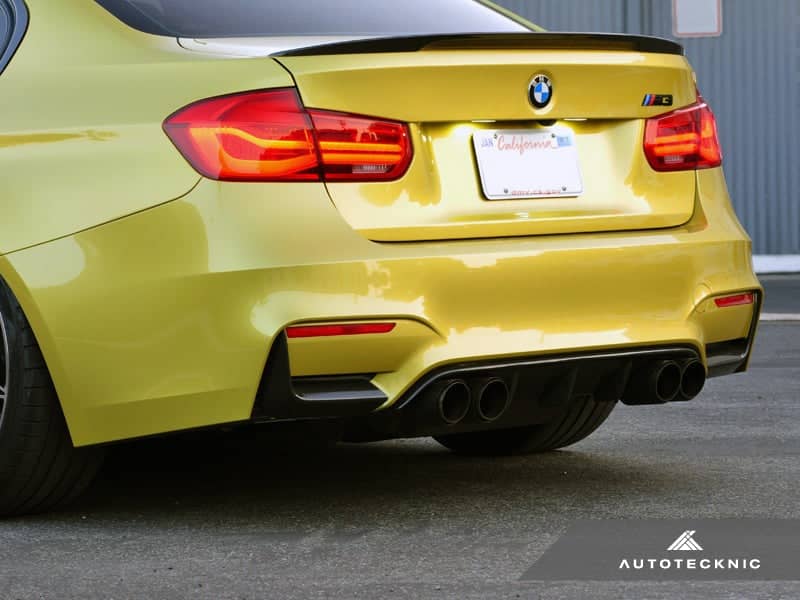 AutoTecknic Carbon Fiber Rear Bumper Trim - BMW F80 M3 | F82/ F83 M4 Secondary image
