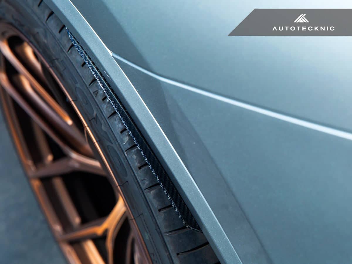 Kies-Motorsports AutoTecknic USA AutoTecknic Carbon Fiber Rear Splash Guards - F97 X3M | G01 X3
