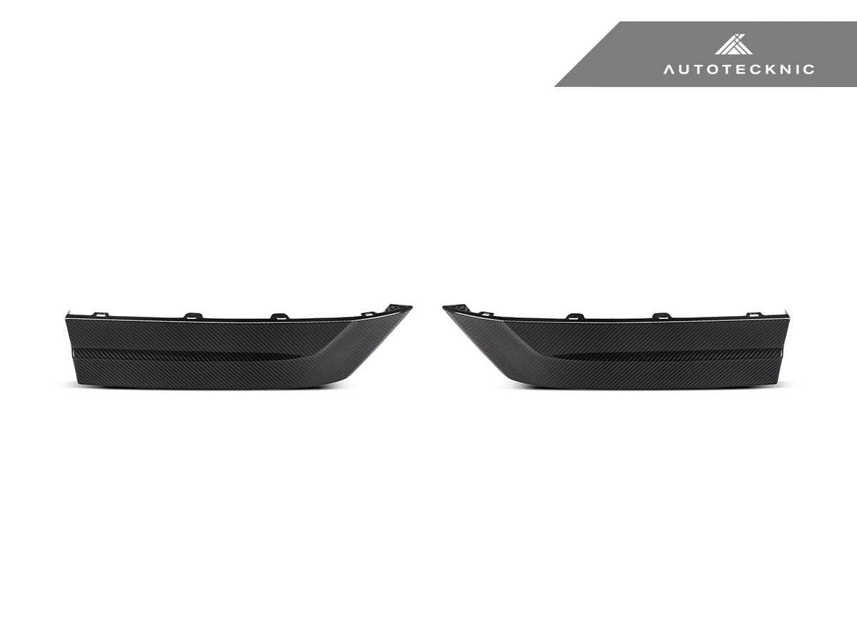 Kies-Motorsports AutoTecknic USA AutoTecknic Carbon Fiber Rear Splitter Set - F96 X6M