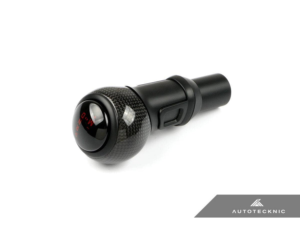 Kies-Motorsports AutoTecknic USA AutoTecknic Carbon Fiber Shifter Knob - Porsche Macan (95B) 2015–2024 Red / Gloss Finish