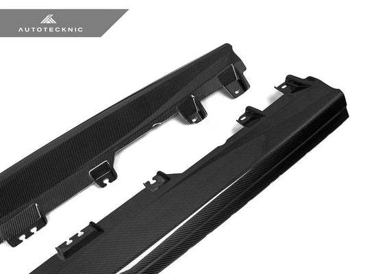 Kies-Motorsports AutoTecknic USA AutoTecknic Carbon Fiber Side Skirt Extension Set - F96 X6M | G06 X6