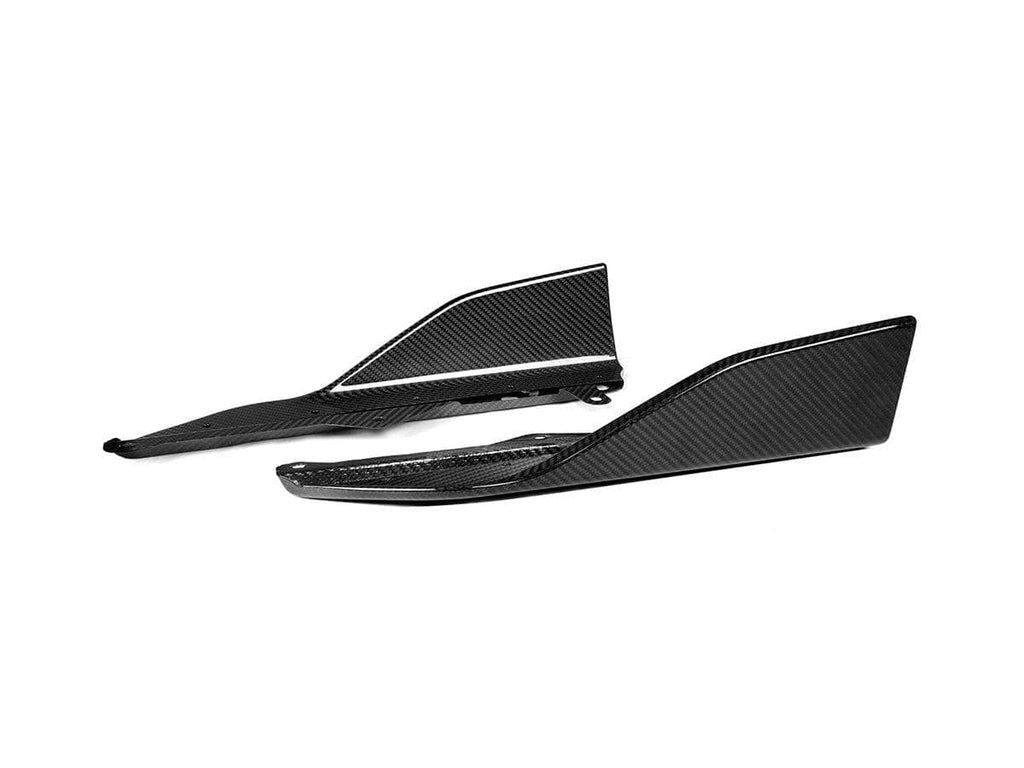 Kies-Motorsports AutoTecknic USA AutoTecknic Carbon Fiber Side Skirt Winglets - BMW G42 2-Series G42 2-Series Coupe / Gloss Carbon Finish