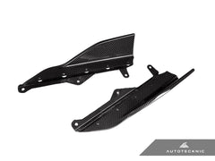 Kies-Motorsports AutoTecknic USA AutoTecknic Carbon Fiber Side Skirt Winglets - G42 2-Series G42 2-Series Coupe / Gloss Carbon Finish