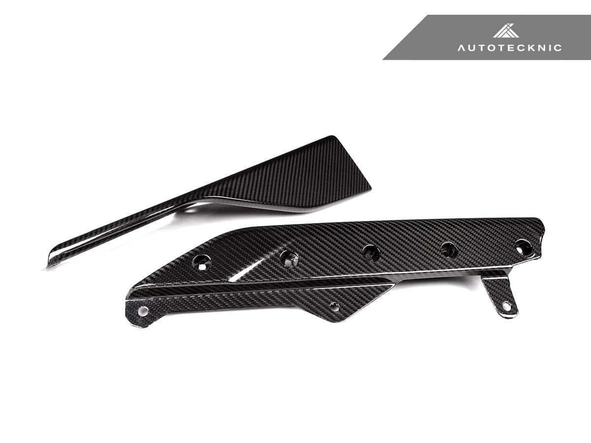 Kies-Motorsports AutoTecknic USA AutoTecknic Carbon Fiber Side Skirt Winglets - G42 2-Series G42 2-Series Coupe / Gloss Carbon Finish