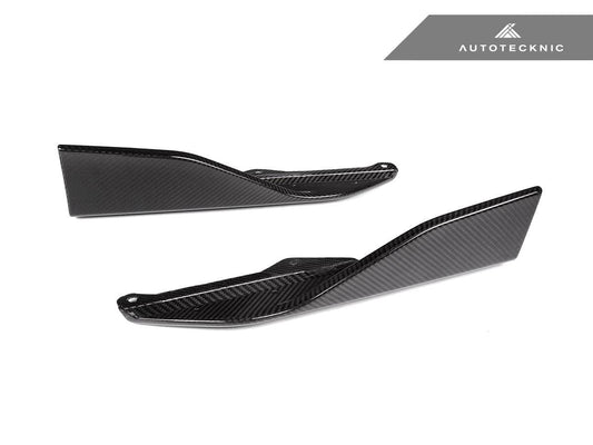 Kies-Motorsports AutoTecknic USA AutoTecknic Carbon Fiber Side Skirt Winglets - G42 2-Series G42 2-Series Coupe / Gloss Carbon Finish