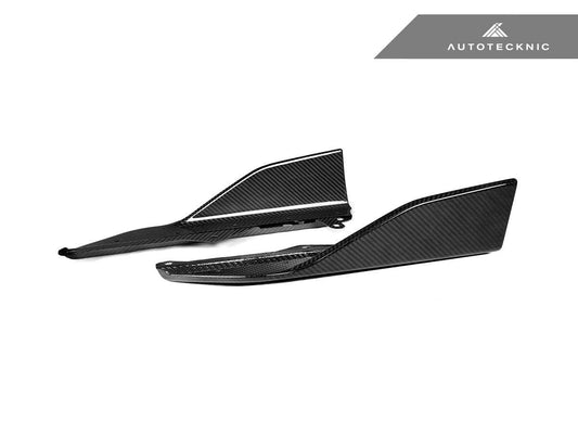 Kies-Motorsports AutoTecknic USA AutoTecknic Carbon Fiber Side Skirt Winglets - G42 2-Series G42 2-Series Coupe / Gloss Carbon Finish