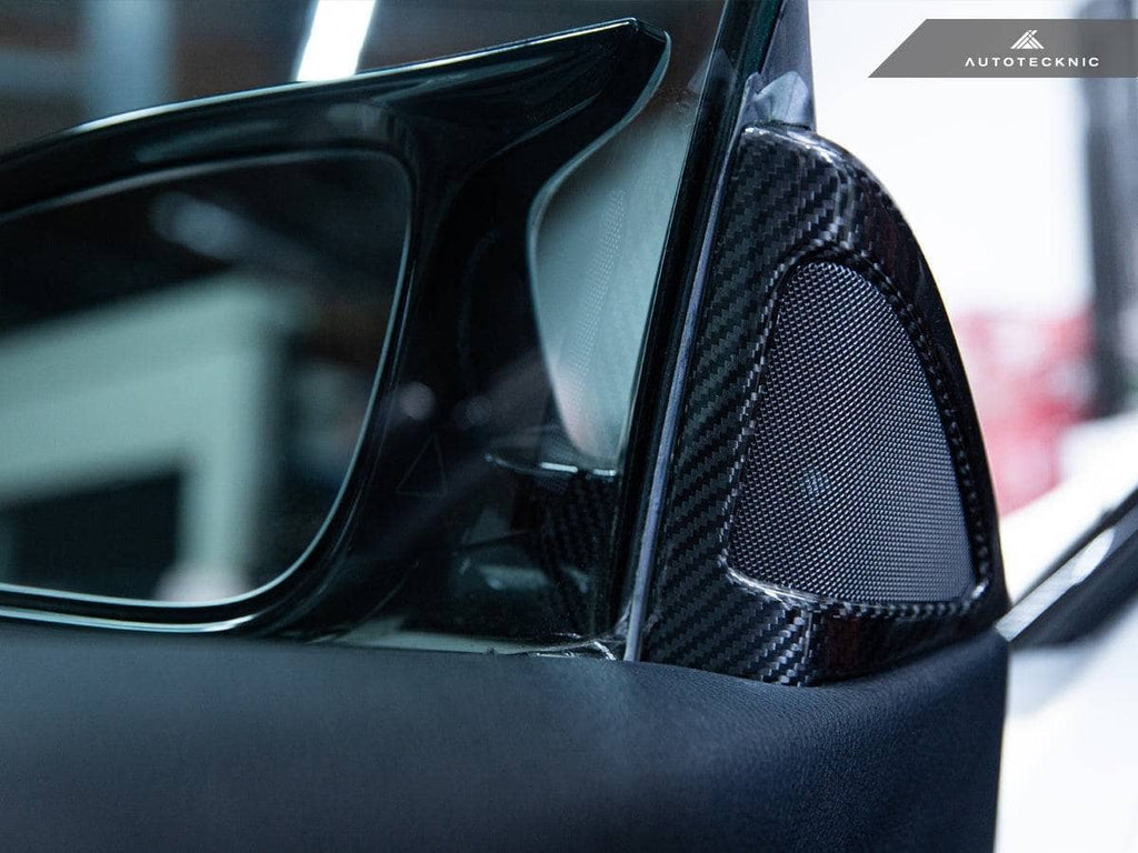 Kies-Motorsports AutoTecknic USA AutoTecknic Carbon Fiber Speaker Tweeter Cover - BMW F82/ F83 M4