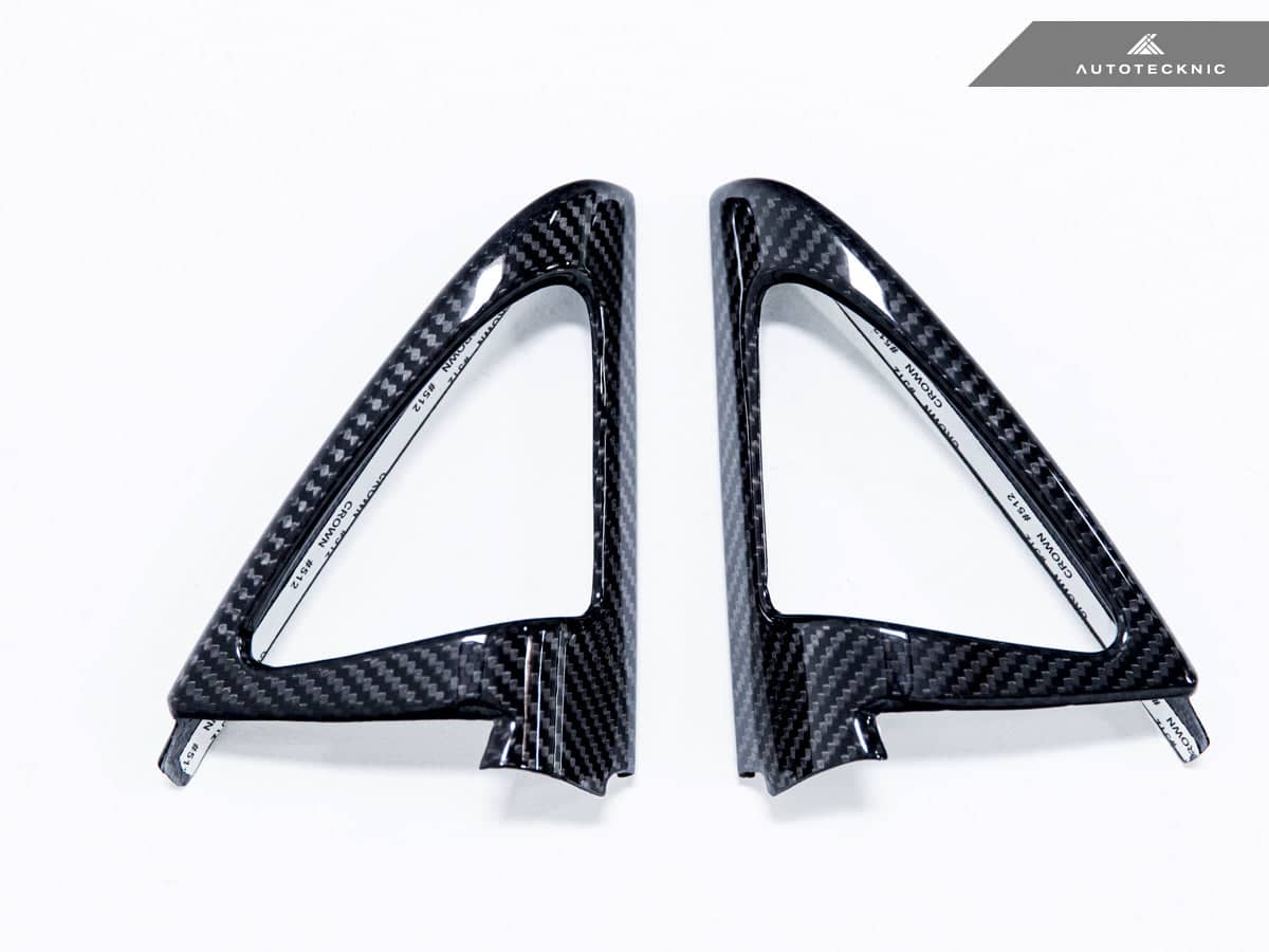 Kies-Motorsports AutoTecknic USA AutoTecknic Carbon Fiber Speaker Tweeter Cover - F82/ F83 M4