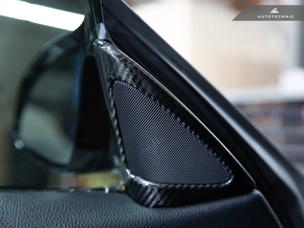 Kies-Motorsports AutoTecknic USA AutoTecknic Carbon Fiber Speaker Tweeter Cover - F82/ F83 M4