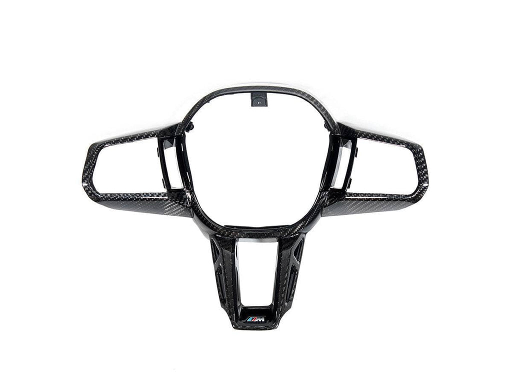 Kies-Motorsports AutoTecknic USA AutoTecknic Carbon Fiber Steering Wheel Trim - BMW G60/ G61 5-Series