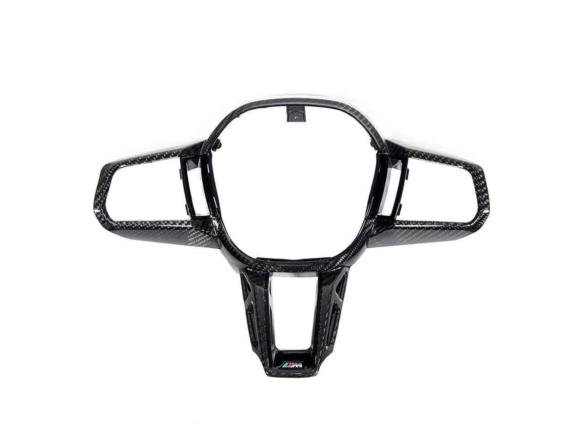 Kies-Motorsports AutoTecknic USA AutoTecknic Carbon Fiber Steering Wheel Trim - BMW G60/ G61 5-Series