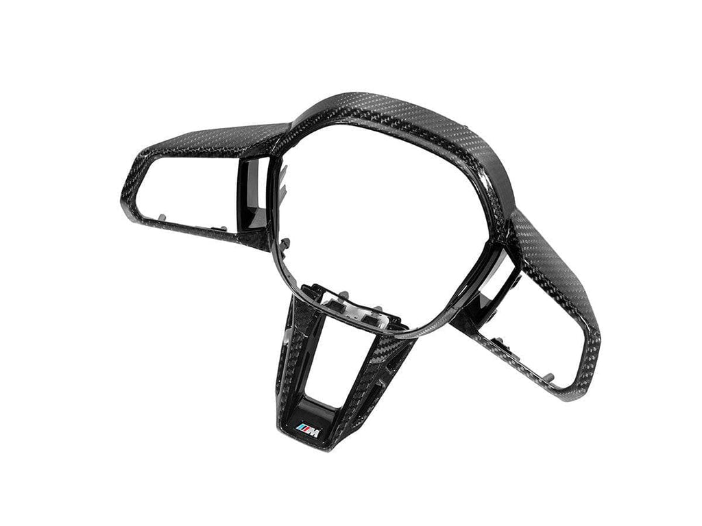 Kies-Motorsports AutoTecknic USA AutoTecknic Carbon Fiber Steering Wheel Trim - BMW G60/ G61 5-Series