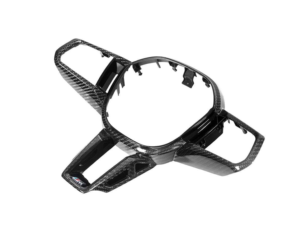 Kies-Motorsports AutoTecknic USA AutoTecknic Carbon Fiber Steering Wheel Trim - BMW G60/ G61 5-Series