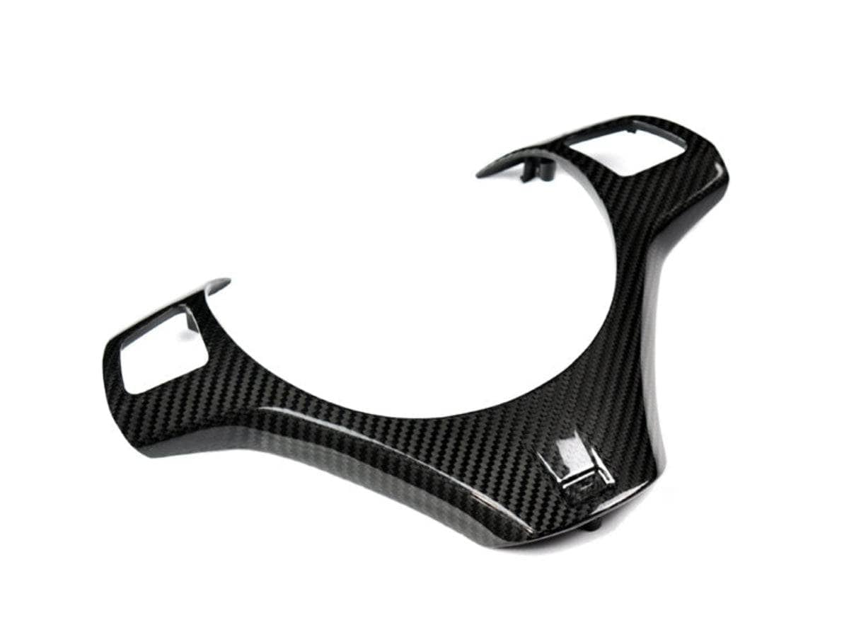 Kies-Motorsports AutoTecknic USA AutoTecknic Carbon Fiber Steering Wheel Trim - E90 3-Series Sedan | E92 3-Series Coupe | E82 1-Series Main image