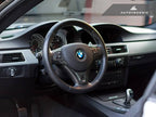 Kies-Motorsports AutoTecknic USA AutoTecknic Carbon Fiber Steering Wheel Trim - E9X M3 | E82 1M Coupe